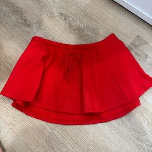 Skims cotton fleece mini Skirt